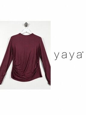 Y.A.S YASLYSA Port Royale Ruched Long Sleeve Top – XL